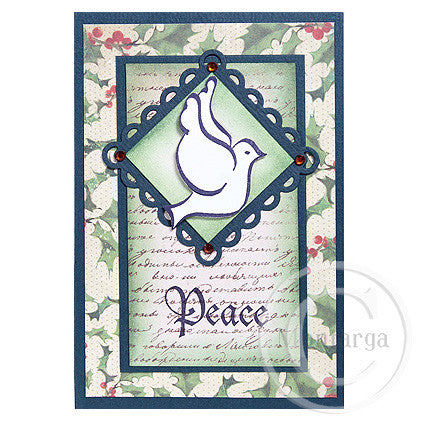 2369 B - Peace Rubber Stamp