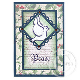 2369 B - Peace Rubber Stamp