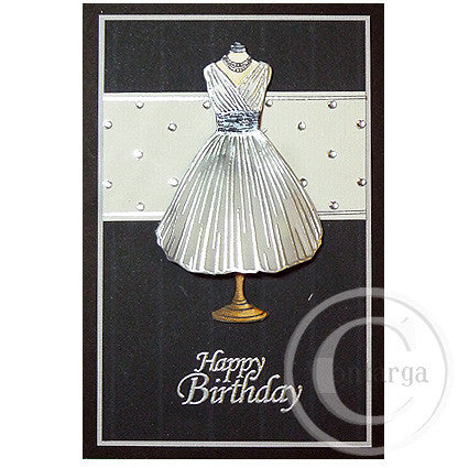 0197 B or FF - Happy Birthday Rubber Stamp