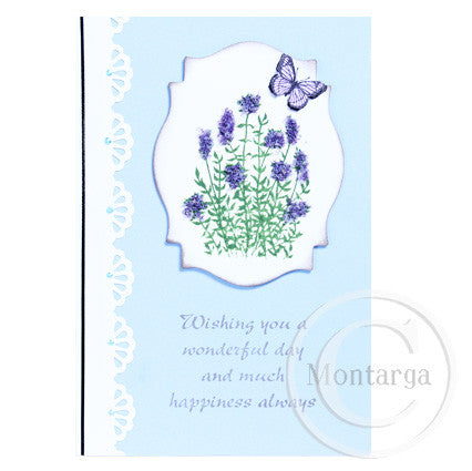 1393 A, C or G - Butterfly Rubber Stamp