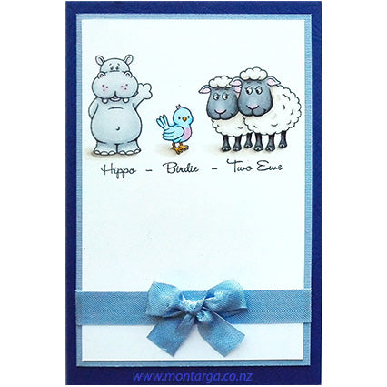 Card Sample - Hippo Birdie Two Ewe