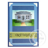 3281 F - House Rubber Stamp