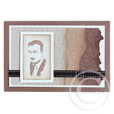 3516 E - Man Rubber Stamp Rubber Stamp