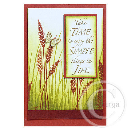 2736 FF - Simple Things In Life Rubber Stamp