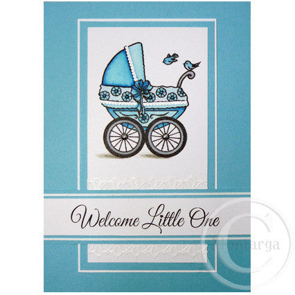 3141 BB - Welcome Little One Rubber Stamp