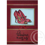 0211 D - Fabulous In Every Way Rubber Stamp
