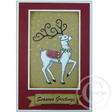 2378 GG - Reindeer Rubber Stamp
