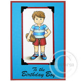 0183 BB - Birthday Boy Rubber Stamp