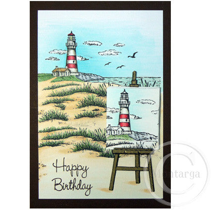 2786 C - Happy Birthday Rubber Stamp
