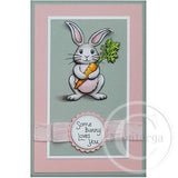 3611 G - Cute Bunny Rubber Stamp