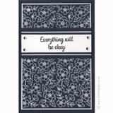 2861 B - Everything Will Be Okay Wording Rubber Stamp