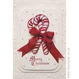 2200 FF - Candy Cane Rubber Stamp