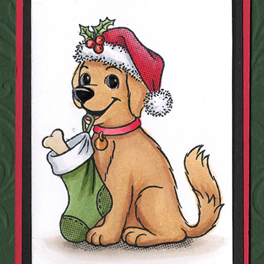 Card Sample - Christmas Dog