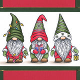 Card Sample - Three Christmas Gnomes