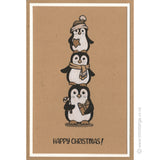 2409 B - Happy Christmas Wording Rubber Stamp