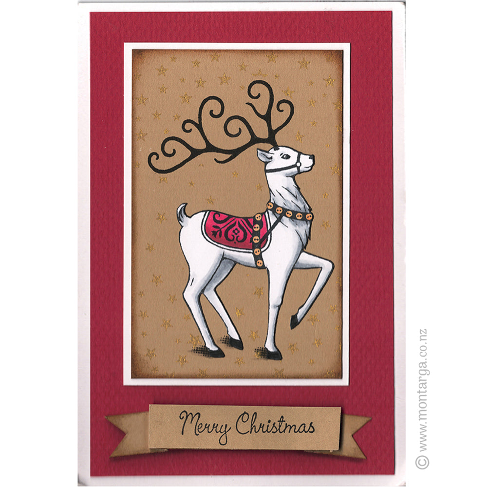 2378 GG - Reindeer Rubber Stamp