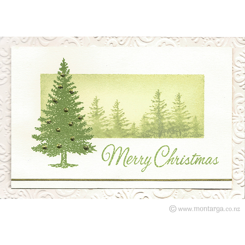 3297 G - Fir Pine Tree Rubber Stamps