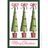 Greeting Cards 10pk - Christmas Green