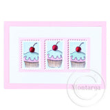 3824 D - Cupcake Rubber Stamp