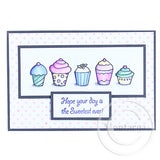 3930 GG - Polka Dot Background Rubber Stamp