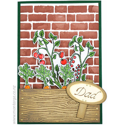 Card Sample - Dad's Garden