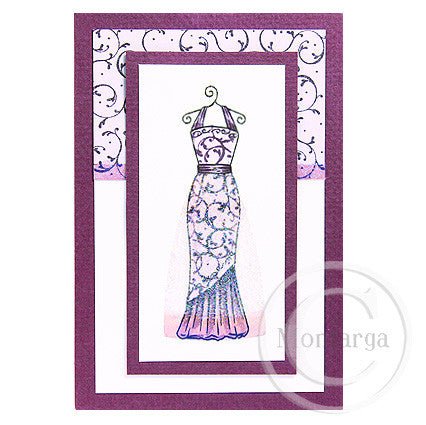 3829 FFF - Dress Rubber Stamp