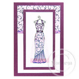 3829 FFF - Dress Rubber Stamp