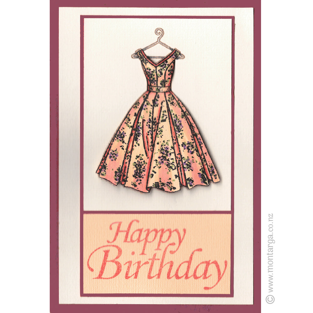 3849 GG - Dress Rubber Stamp