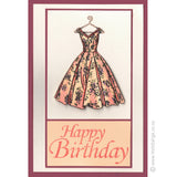 3849 GG - Dress Rubber Stamp