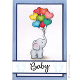 3142 B - Baby Wording Rubber Stamp