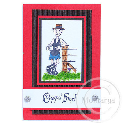 1598 G or GG - Farmer Rubber Stamp