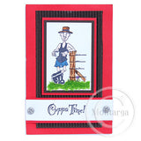 1598 G or GG - Farmer Rubber Stamp