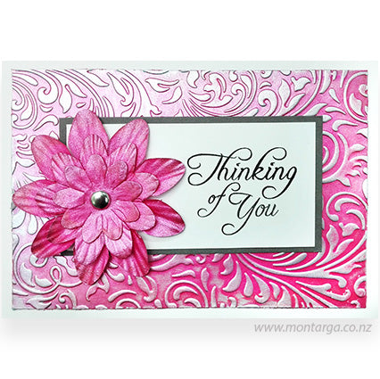 Card Sample - Gilding Polish Flower