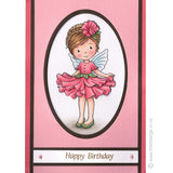 0203 B - Happy Birthday Wording Rubber Stamp