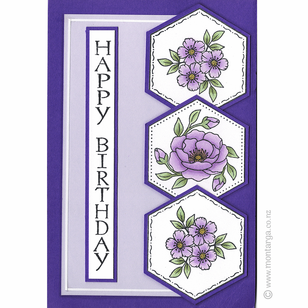 Greeting Cards 10pk - Purple