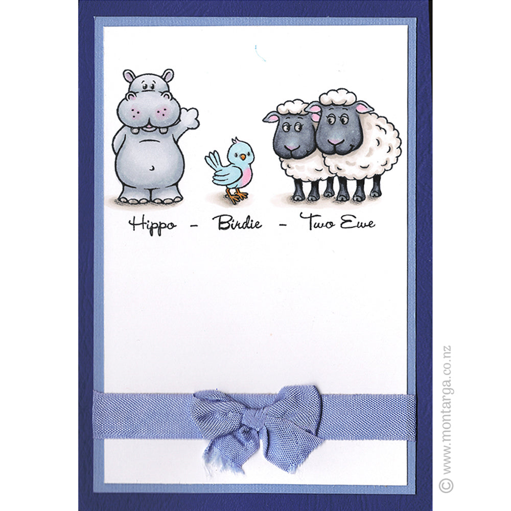 Greeting Cards 10pk - Sapphire Blue