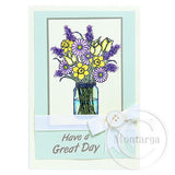 0269 B - Have A Great Day Wording Rubber Stamp