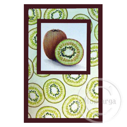 1974 F - Kiwifruit Rubber Stamp