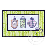 0987 GG - Bamboo Rubber Stamp