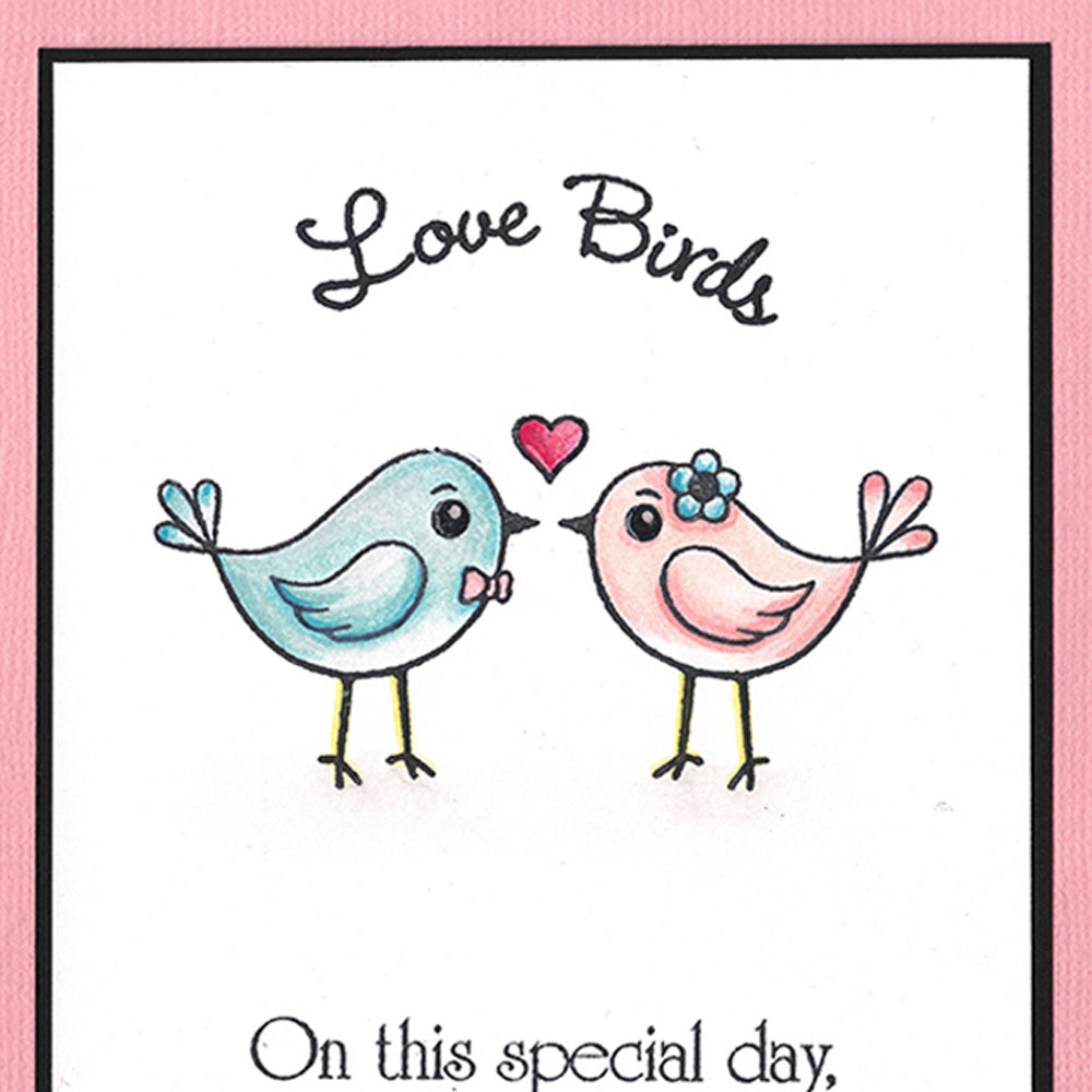 Card Sample - Love Birds