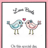 Card Sample - Love Birds