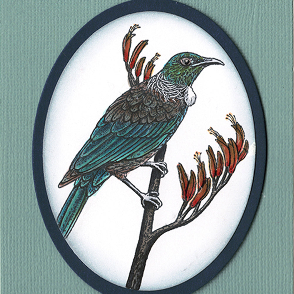 Card Sample - Tui in Oval Frame