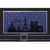 3942 GGG - Paris Silhouette Rubber Stamp