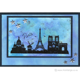 3942 GGG - Paris Silhouette Rubber Stamp