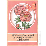 3292 GG - Peony Rose Rubber Stamp