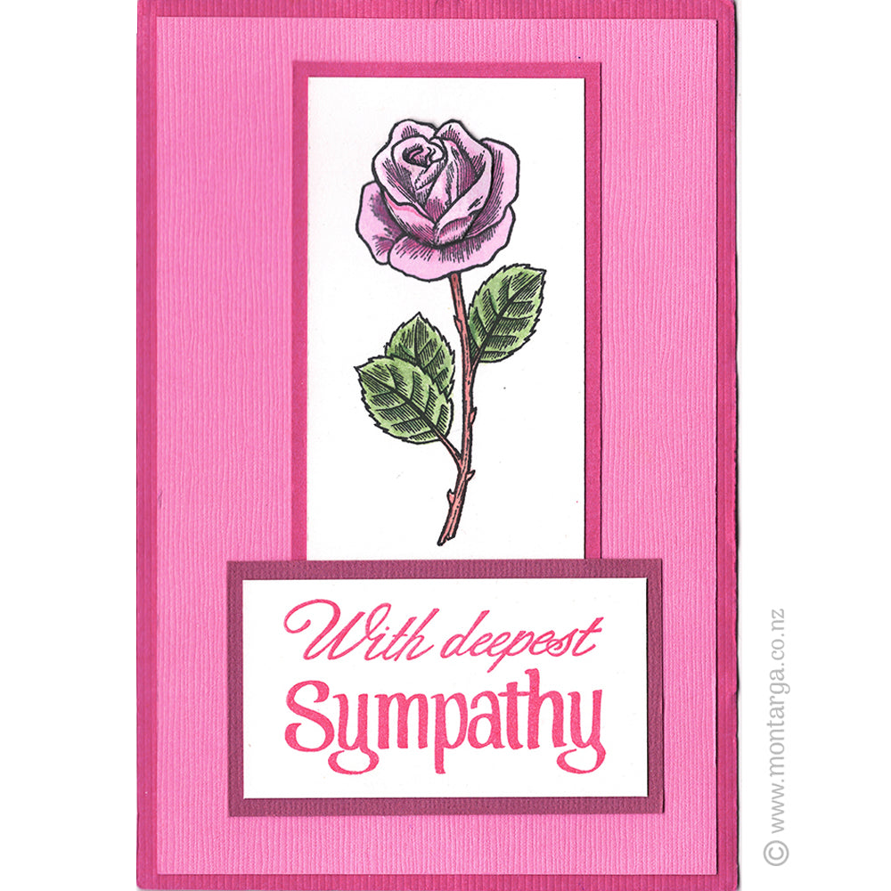 3270 FF - Rose Rubber Stamp