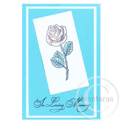 3270 FF - Rose Rubber Stamp