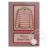 0269 B - Have A Great Day Wording Rubber Stamp