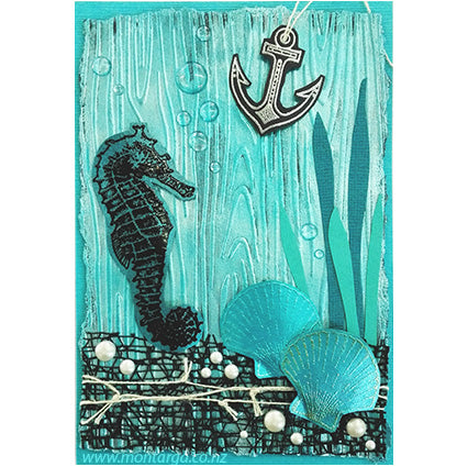 1415 FF - Seahorse Rubber Stamp