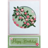 0127 BB - Happy Birthday Wording Rubber Stamp